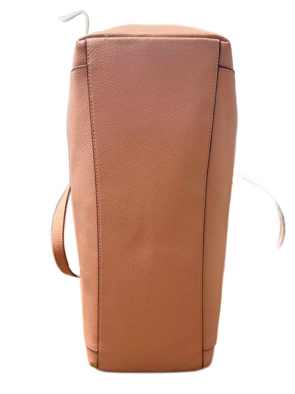 Coach Blush Pink Crossgrain Leather Zip Top Tote Large Shoulder Bag - Picture 6 of 12
